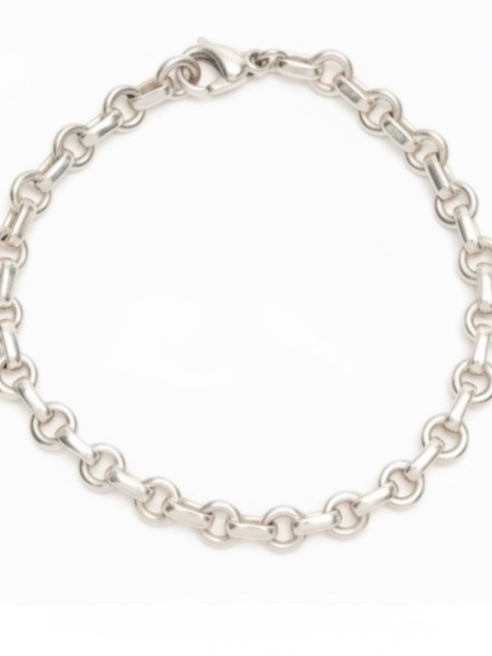 Tiffany & Co. Sterling Silver Round Link Bracelet